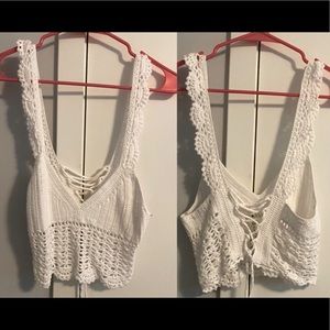 Crotchet crop top